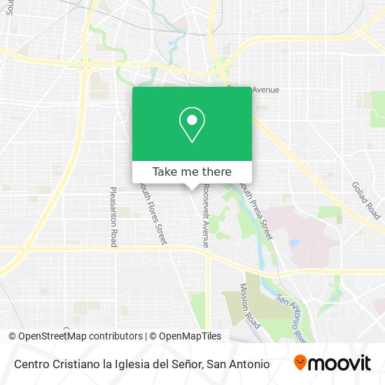 Centro Cristiano la Iglesia del Señor map