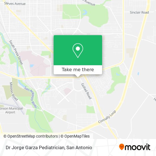 Dr Jorge Garza Pediatrician map