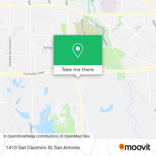 Mapa de 1410 San Casimiro St
