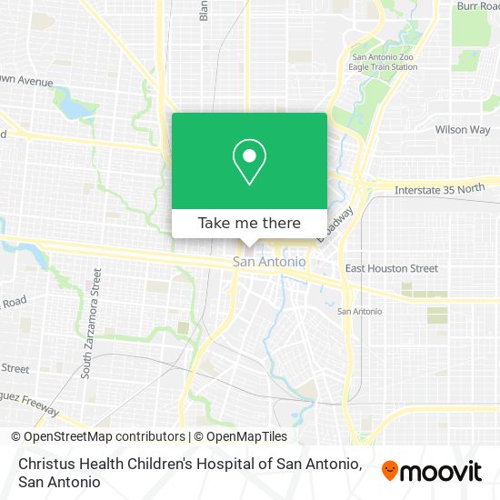 Christus Health Children's Hospital of San Antonio map