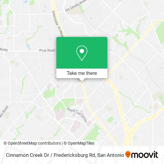 Cinnamon Creek Dr / Fredericksburg Rd map