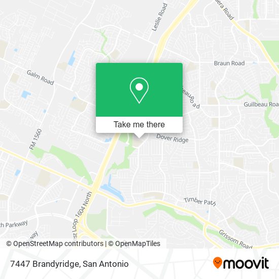 7447 Brandyridge map