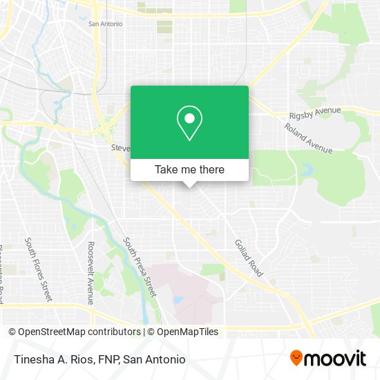 Mapa de Tinesha A. Rios, FNP