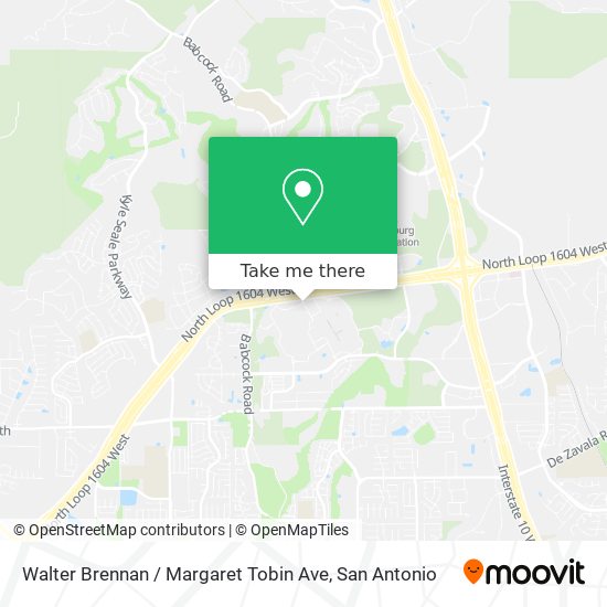 Walter Brennan / Margaret Tobin Ave map