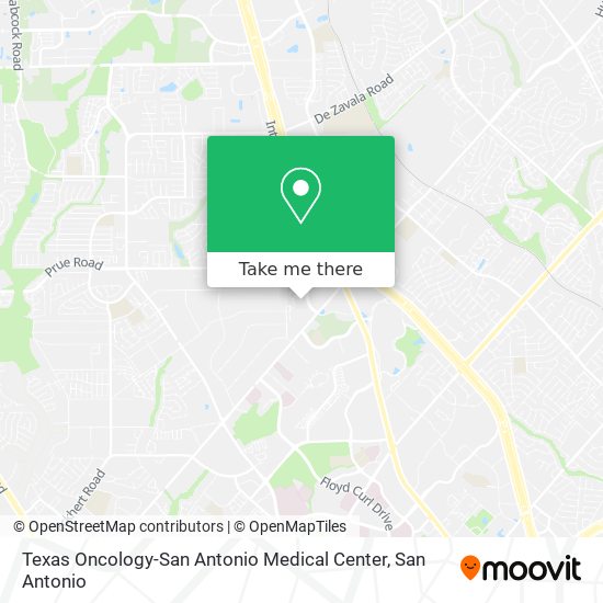 Mapa de Texas Oncology-San Antonio Medical Center