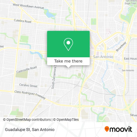 Guadalupe St map