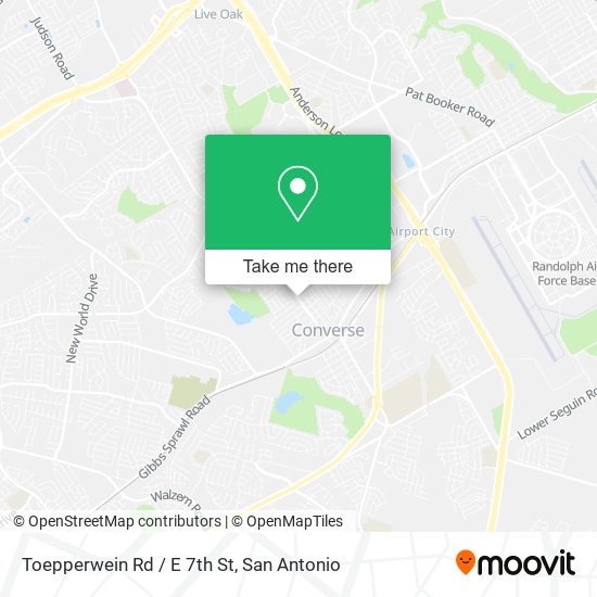 Mapa de Toepperwein Rd / E 7th St