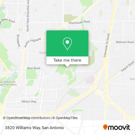 Mapa de 3820 Williams Way
