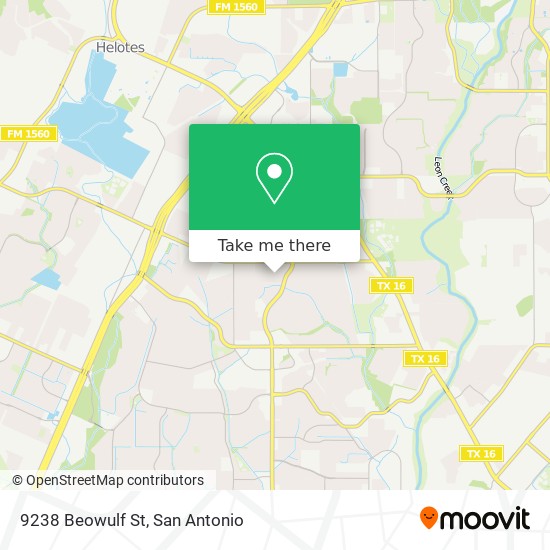 Mapa de 9238 Beowulf St