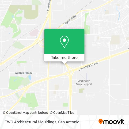 TWC Architectural Mouldings map