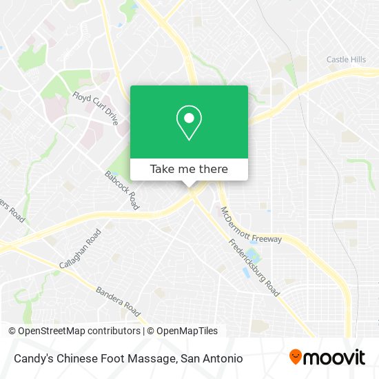 Candy's Chinese Foot Massage map