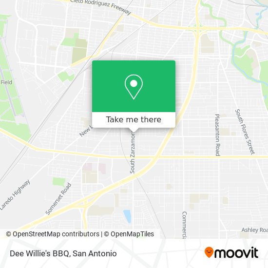 Dee Willie's BBQ map