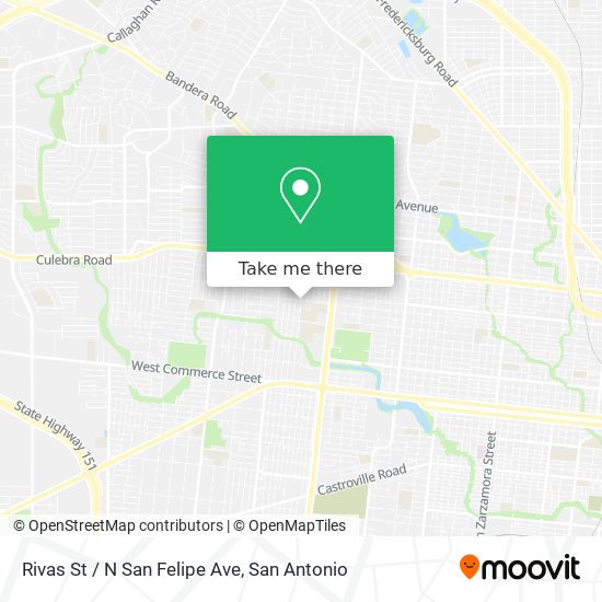 Rivas St / N San Felipe Ave map