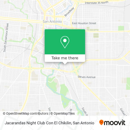 Mapa de Jacarandas Night Club Con El Chikilin