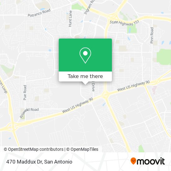 Mapa de 470 Maddux Dr
