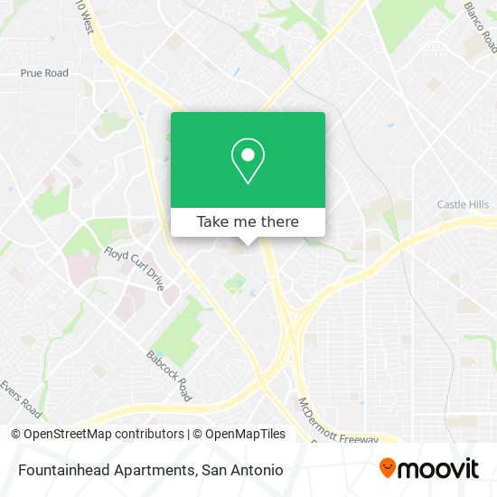 Mapa de Fountainhead Apartments