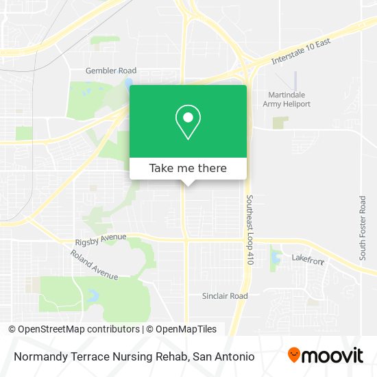 Mapa de Normandy Terrace Nursing Rehab