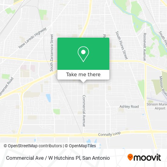 Commercial Ave / W Hutchins Pl map
