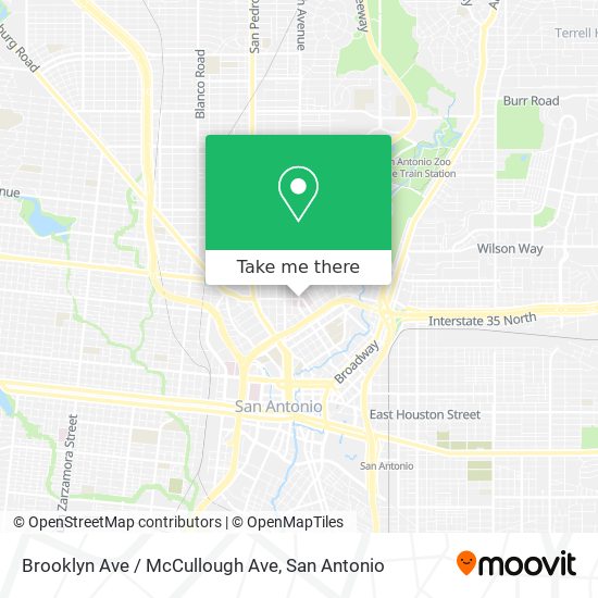 Brooklyn Ave / McCullough Ave map