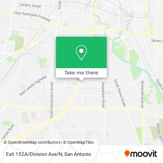 Exit 152A/Division Ave/N map
