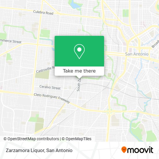 Zarzamora Liquor map