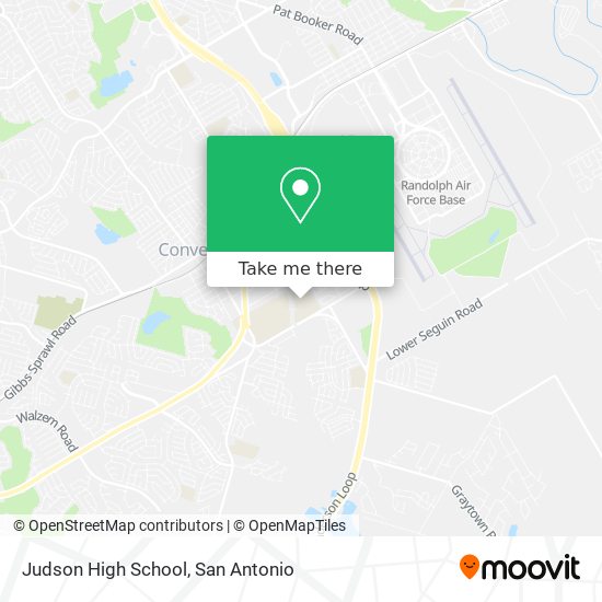 Judson High School map