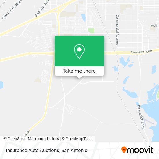 Insurance Auto Auctions map