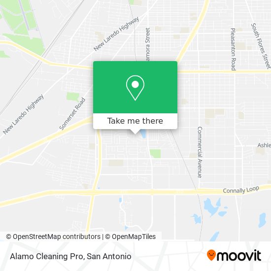 Alamo Cleaning Pro map