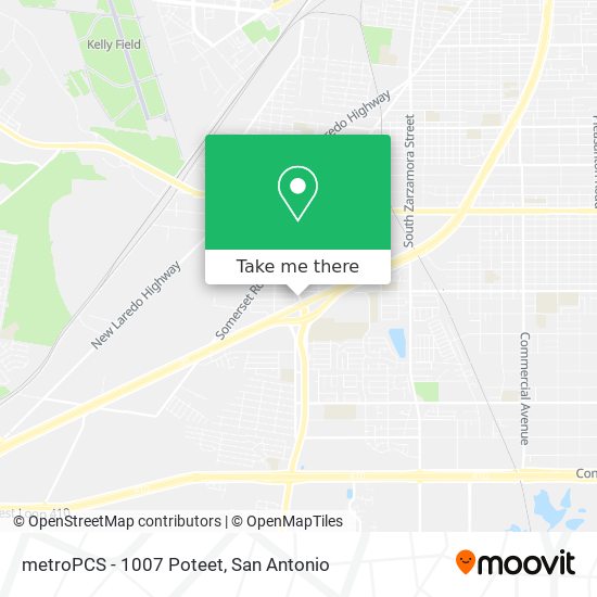 metroPCS - 1007 Poteet map