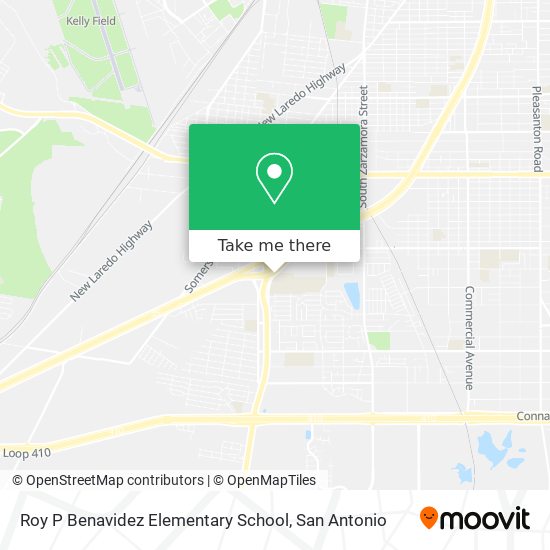 Roy P Benavidez Elementary School map