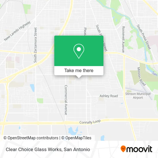 Mapa de Clear Choice Glass Works