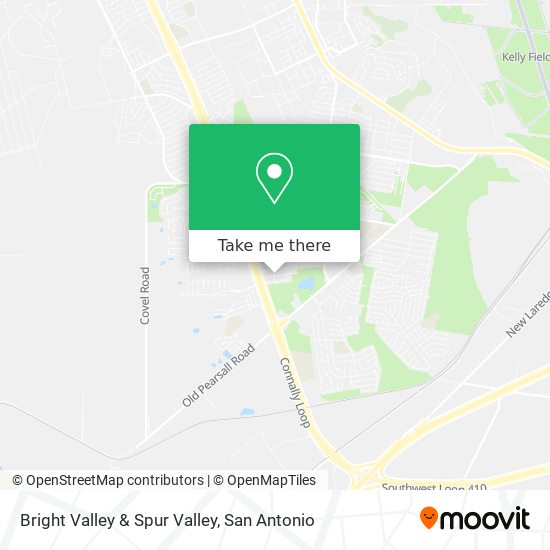 Bright Valley & Spur Valley map