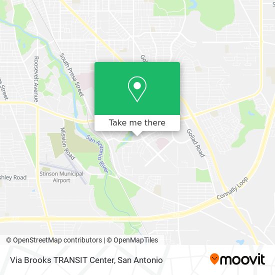 Via Brooks TRANSIT Center map