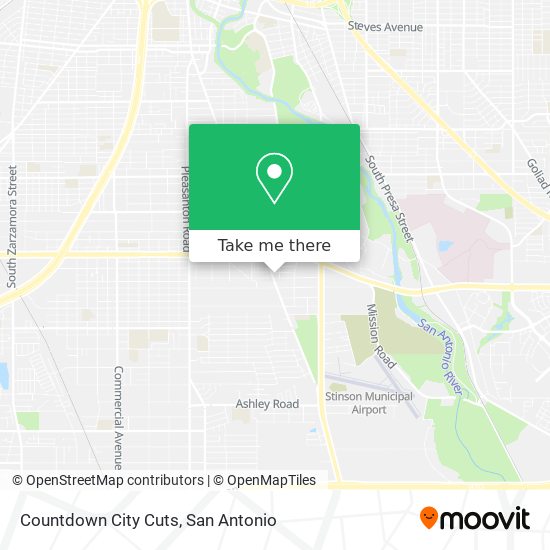 Countdown City Cuts map
