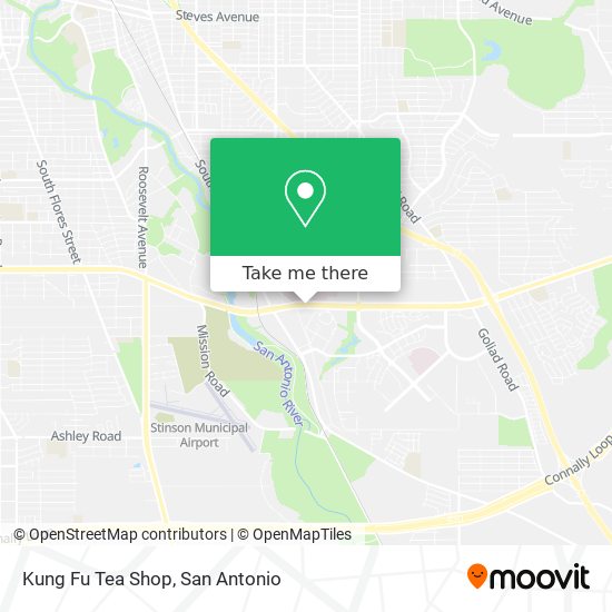 Mapa de Kung Fu Tea Shop