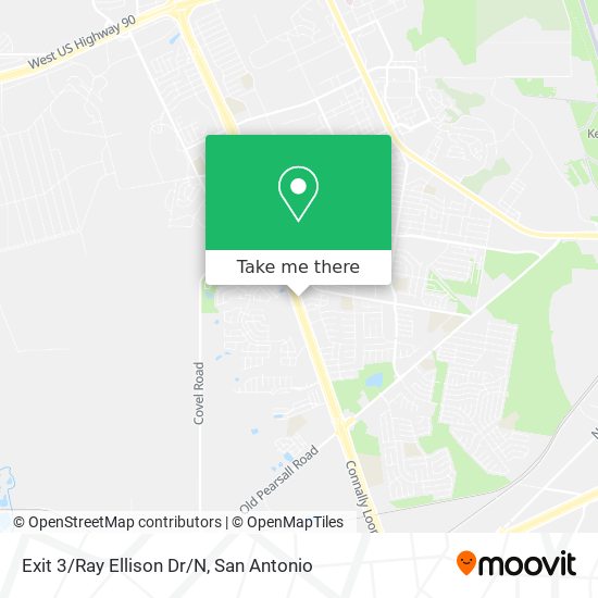 Exit 3/Ray Ellison Dr/N map