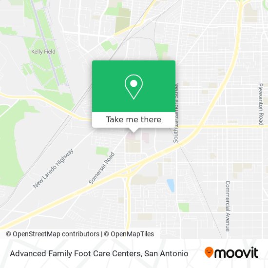 Advanced Family Foot Care Centers map