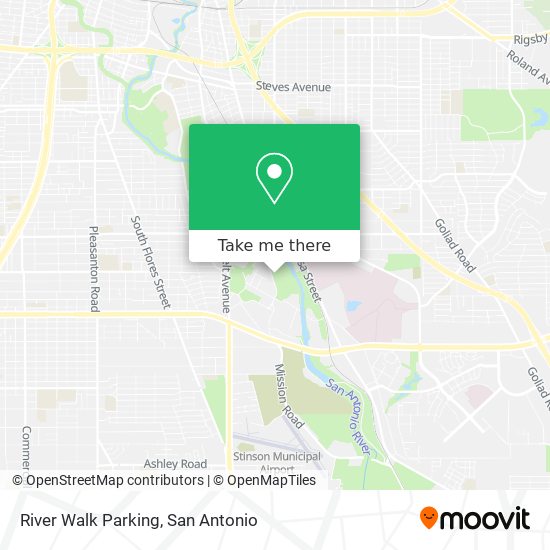 Mapa de River Walk Parking