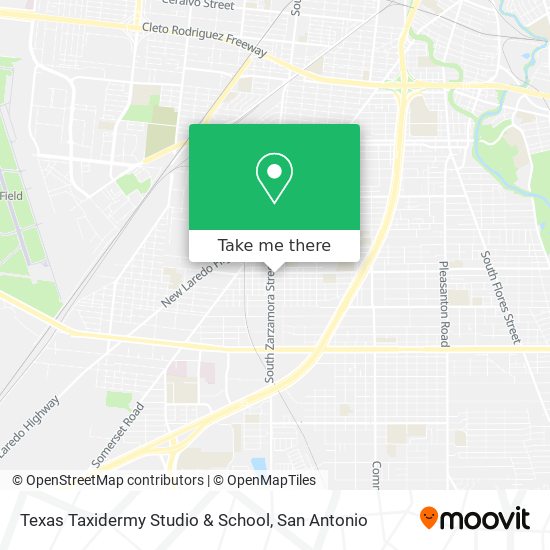 Texas Taxidermy Studio & School map
