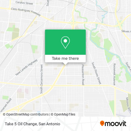 Mapa de Take 5 Oil Change