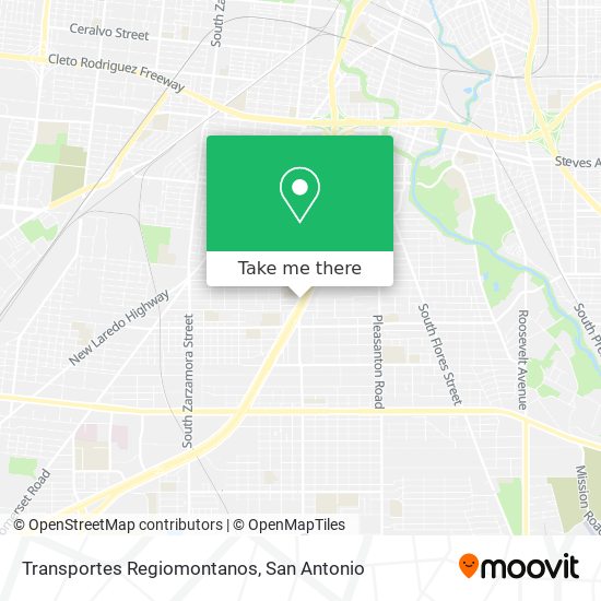 Transportes Regiomontanos map