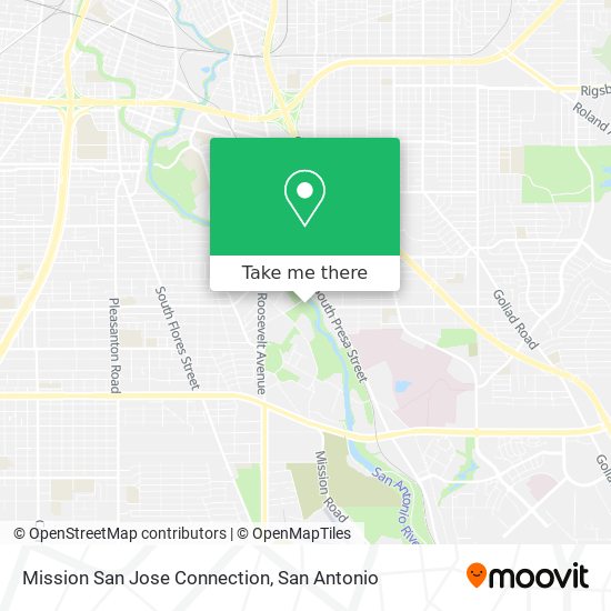 Mapa de Mission San Jose Connection