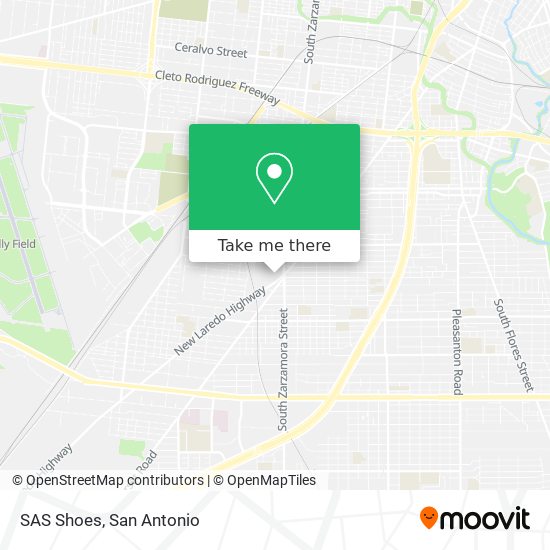 Mapa de SAS Shoes