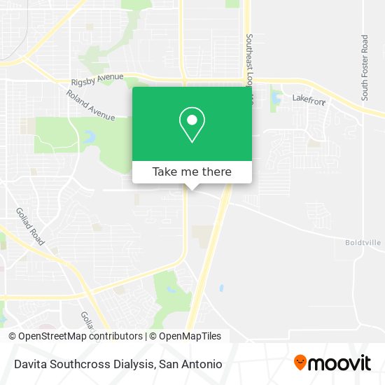 Mapa de Davita Southcross Dialysis