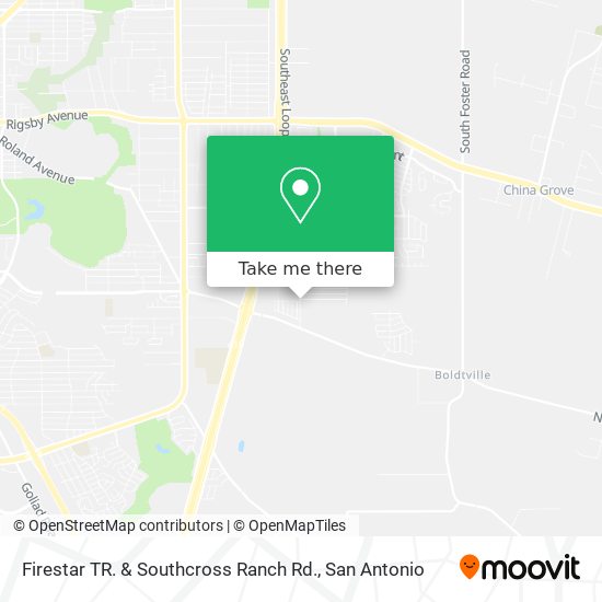 Mapa de Firestar TR. & Southcross Ranch Rd.