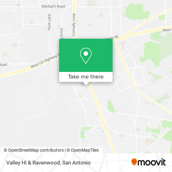 Valley Hi & Ravenwood map