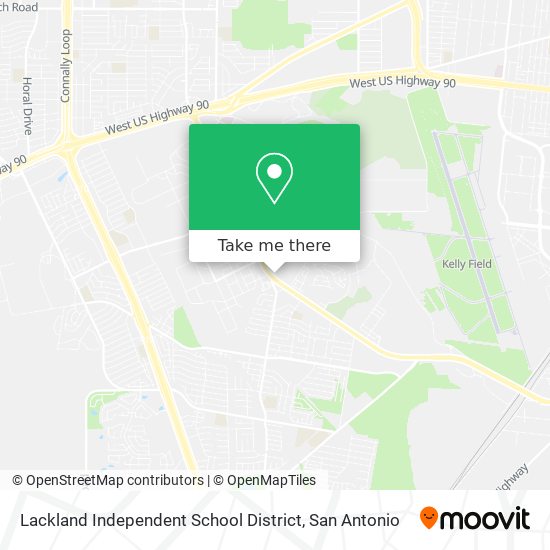 Lackland Independent School District map