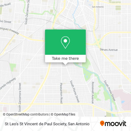 St Leo's St Vincent de Paul Society map