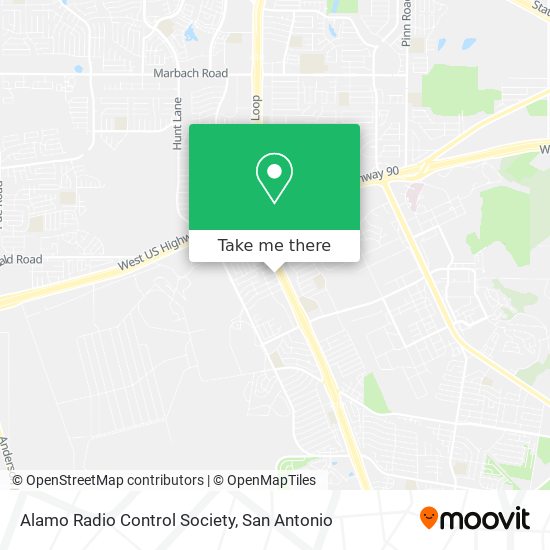 Mapa de Alamo Radio Control Society