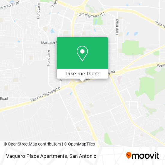 Vaquero Place Apartments map